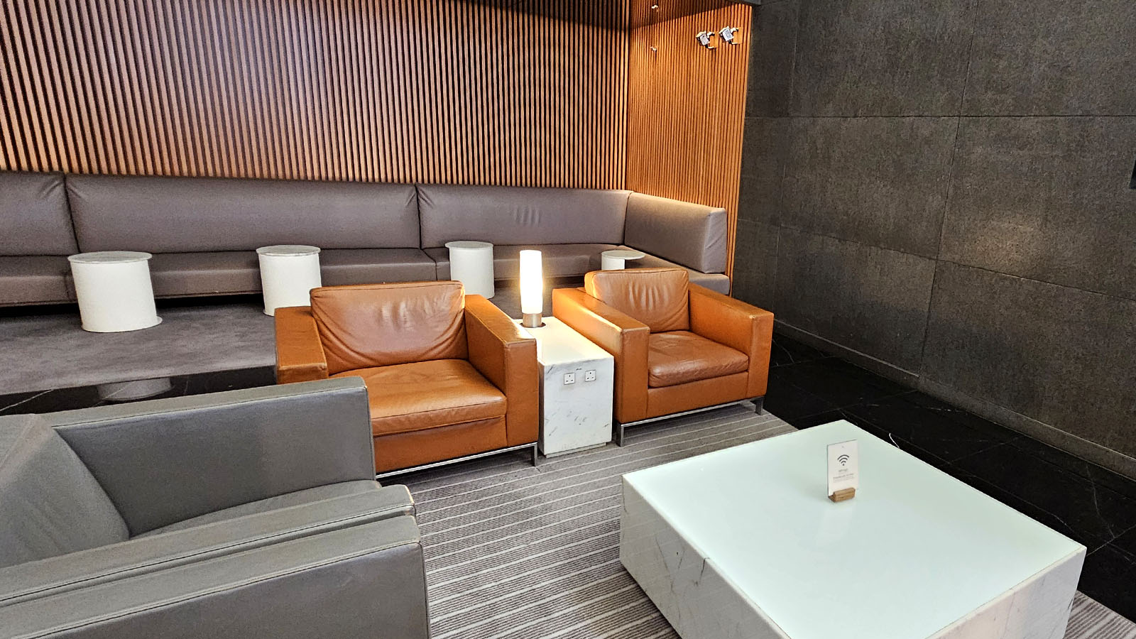 Sofas in Cathay Pacific The Wing Business Class