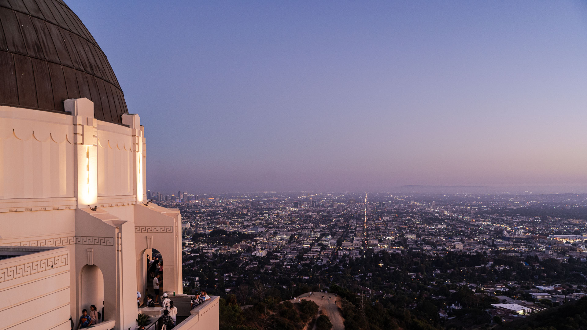 LA Griffith Observatory City View