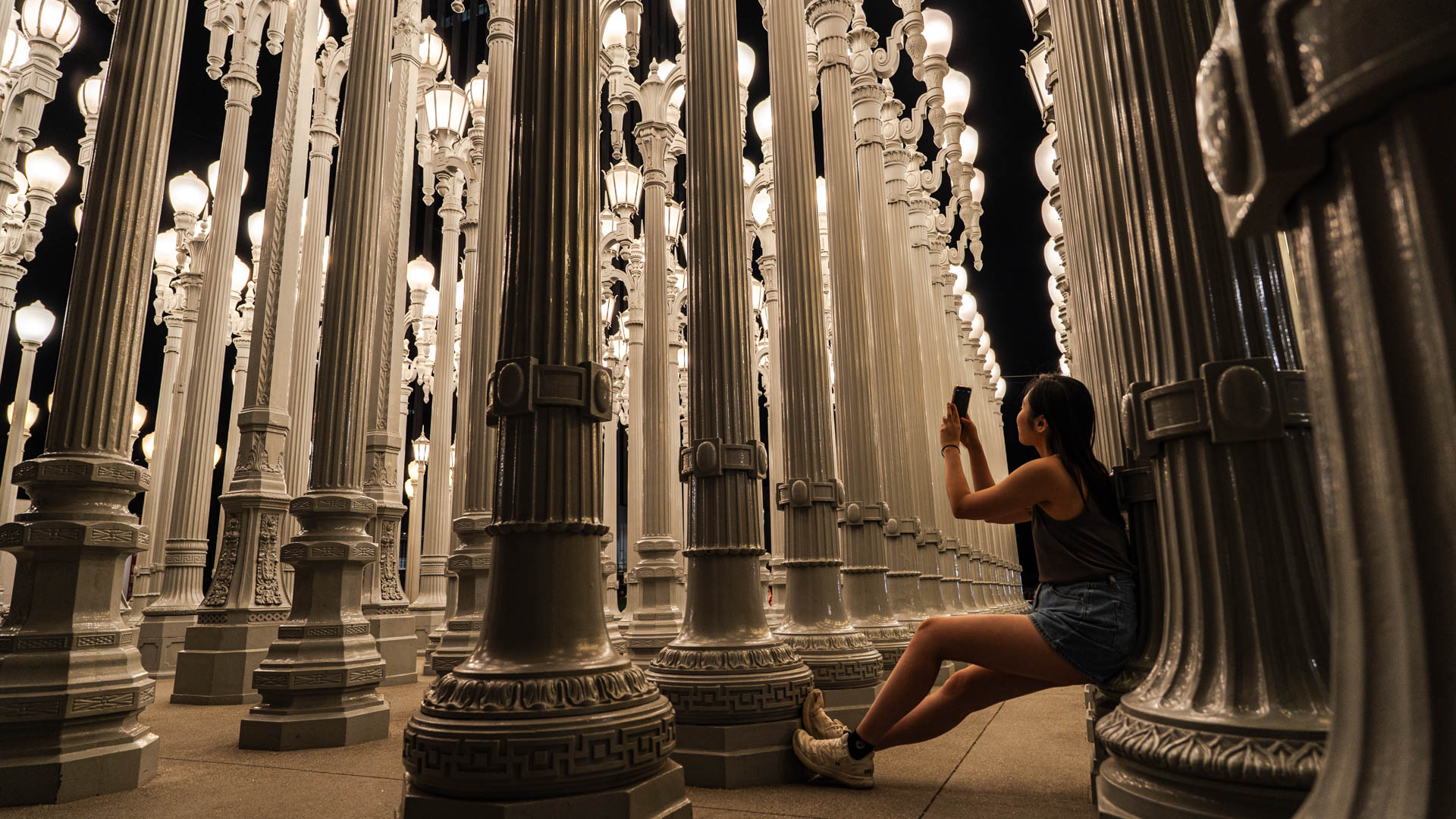 LACMA Urban Light photo