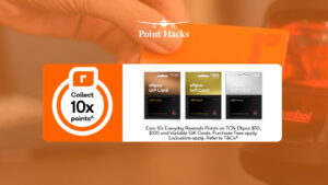 10x bonus Everyday Rewards points on TCN EFTPOS gift cards