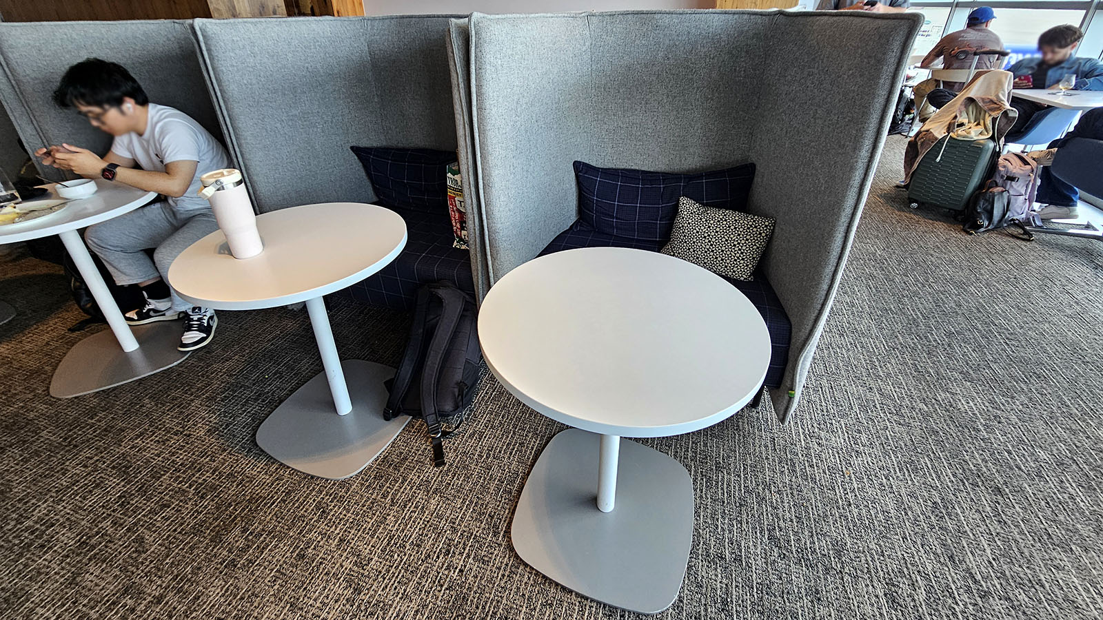 Seating in the American Express Centurion Lounge, Denver