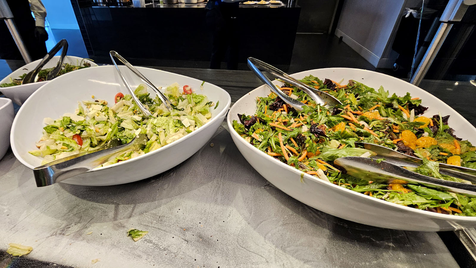 Fresh food in the American Express Centurion Lounge, Denver