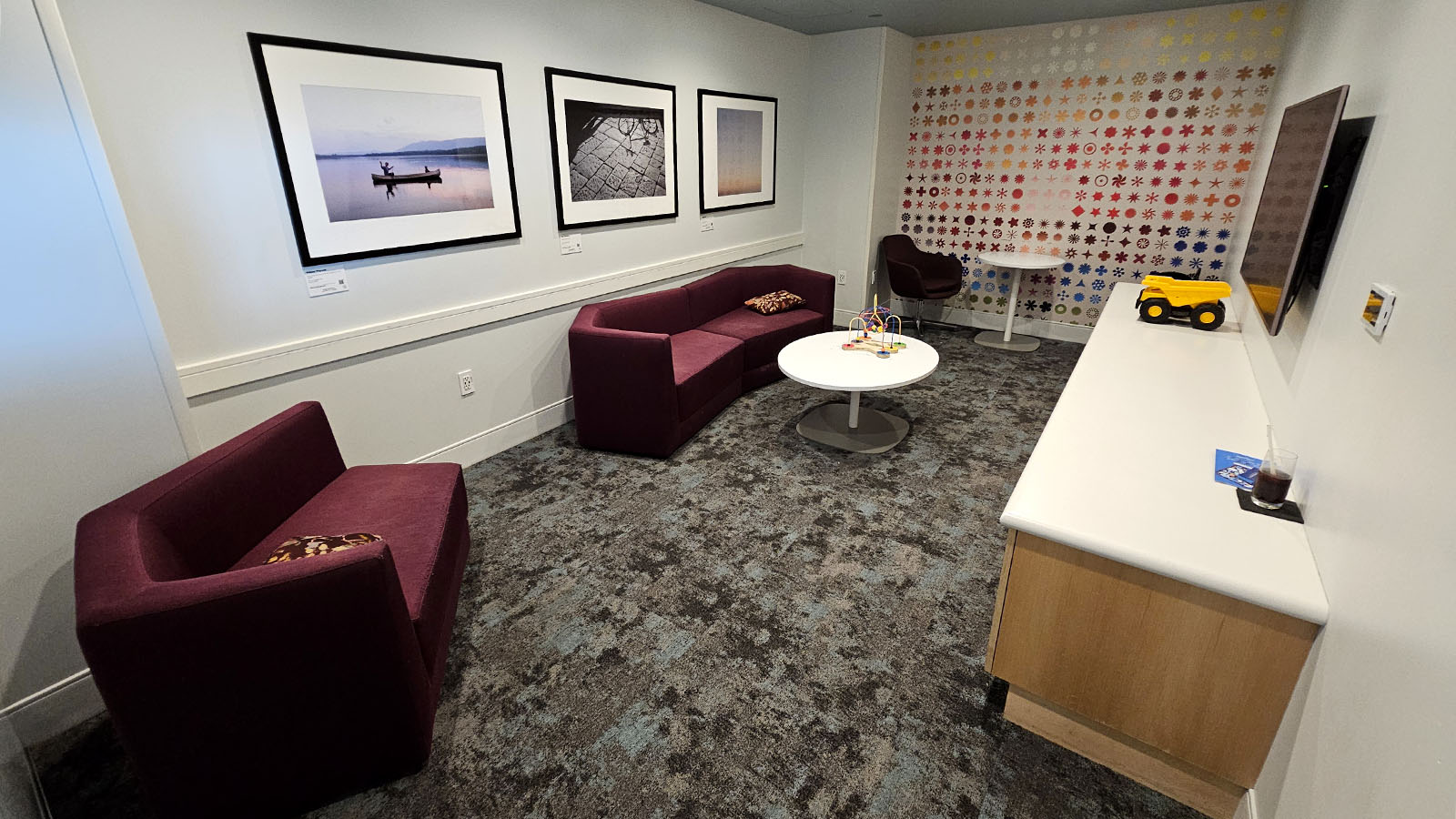 Multipurpose room in the American Express Centurion Lounge, Denver