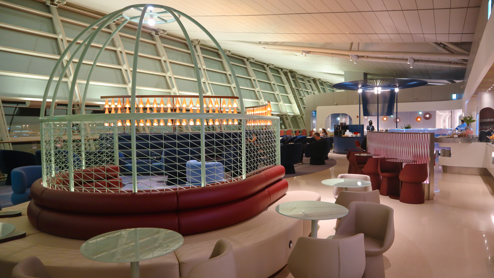 Interior of oneworld Lounge, Seoul Incheon Airport