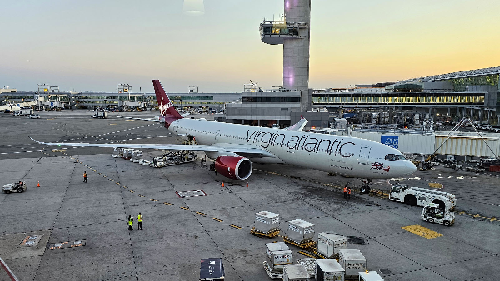 Vista from the Virgin Atlantic Clubhouse, New York