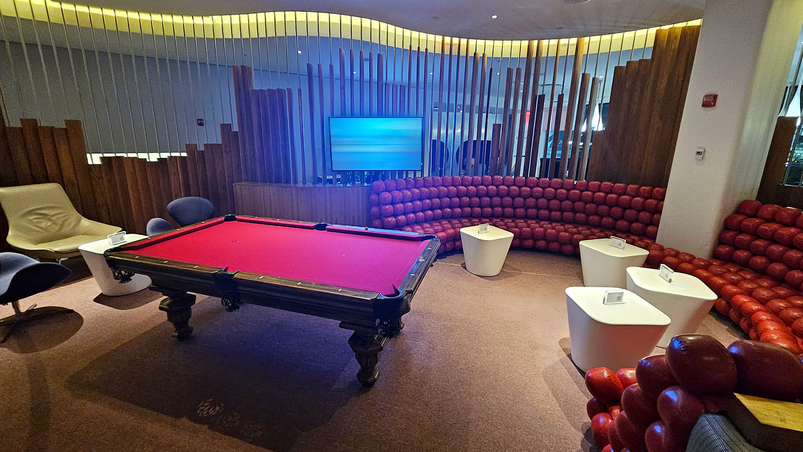 Games in the Virgin Atlantic Clubhouse, New York