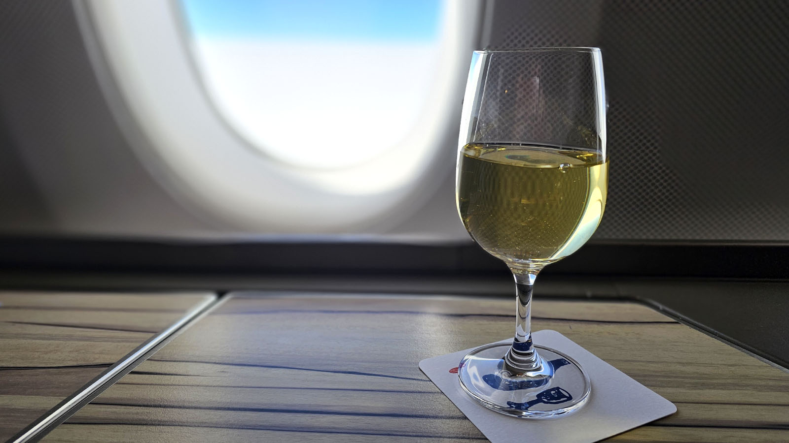 Drink in China Airlines Airbus A350 Business Class