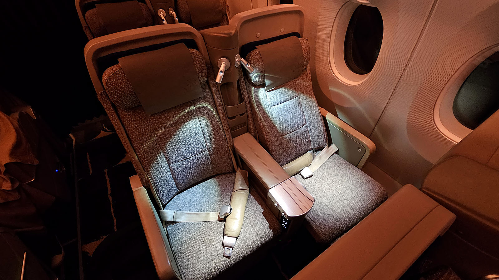 Recline in China Airlines Premium Economy