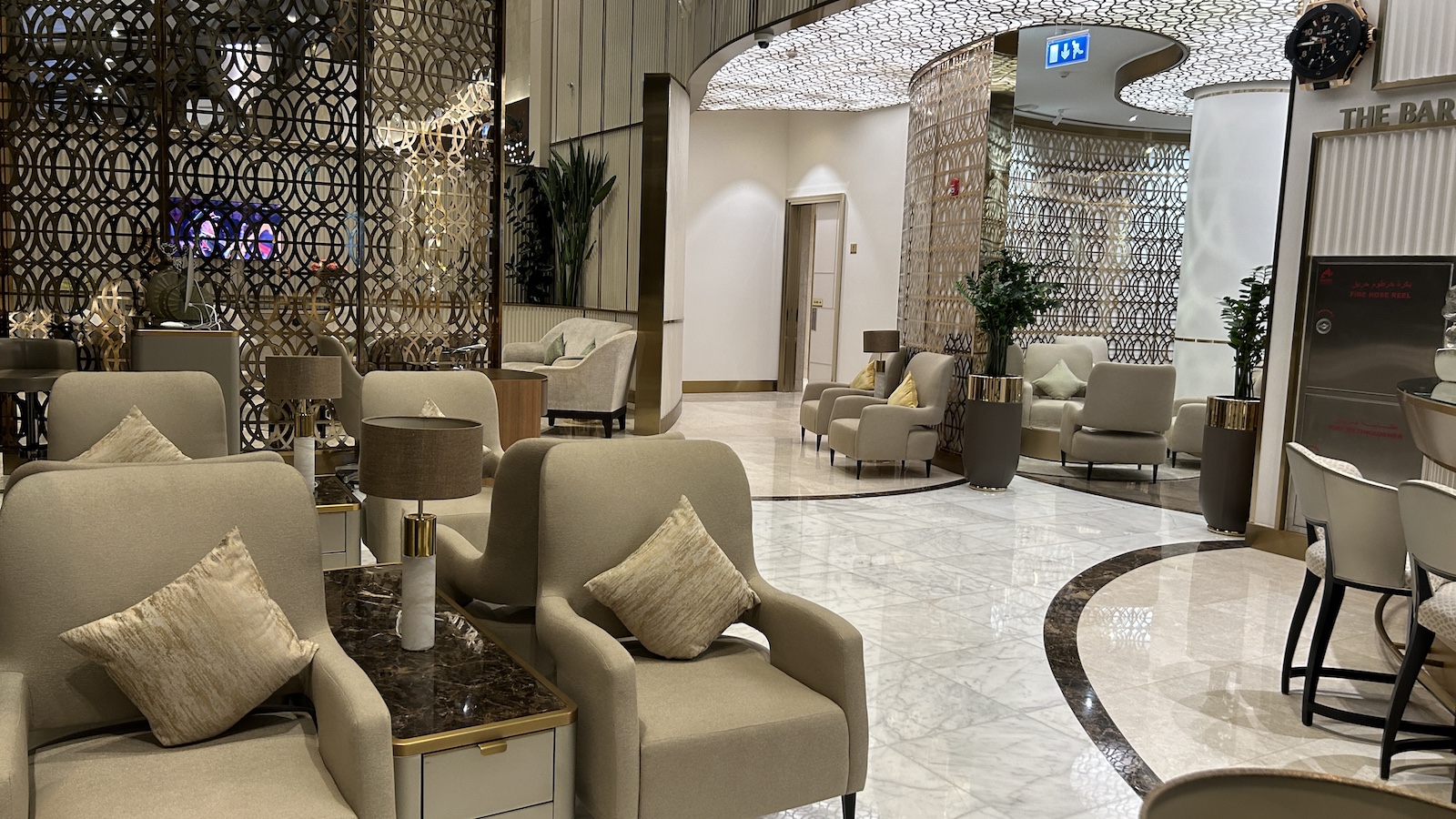 Oman First Lounge Muscat Main Seating Area Point Hacks by Daniel Sciberras