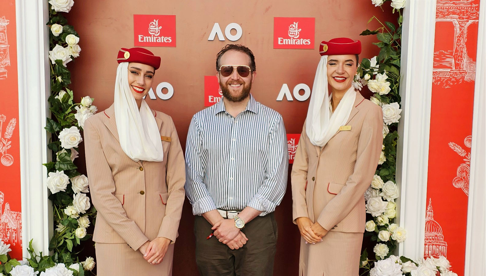 Point Hacks News Editor at Emirates' private lounge, Australian Open