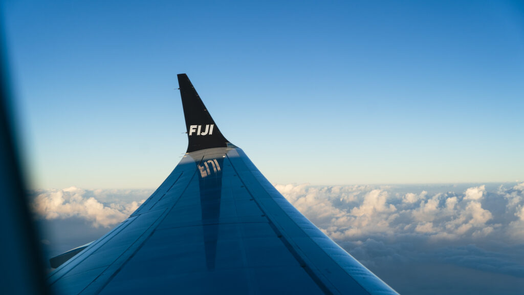 Fiji Airways wing picture