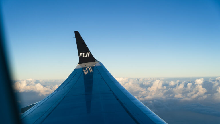 Fiji Airways wing picture