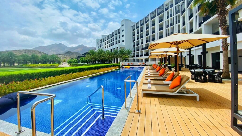 Hotel swimming pool