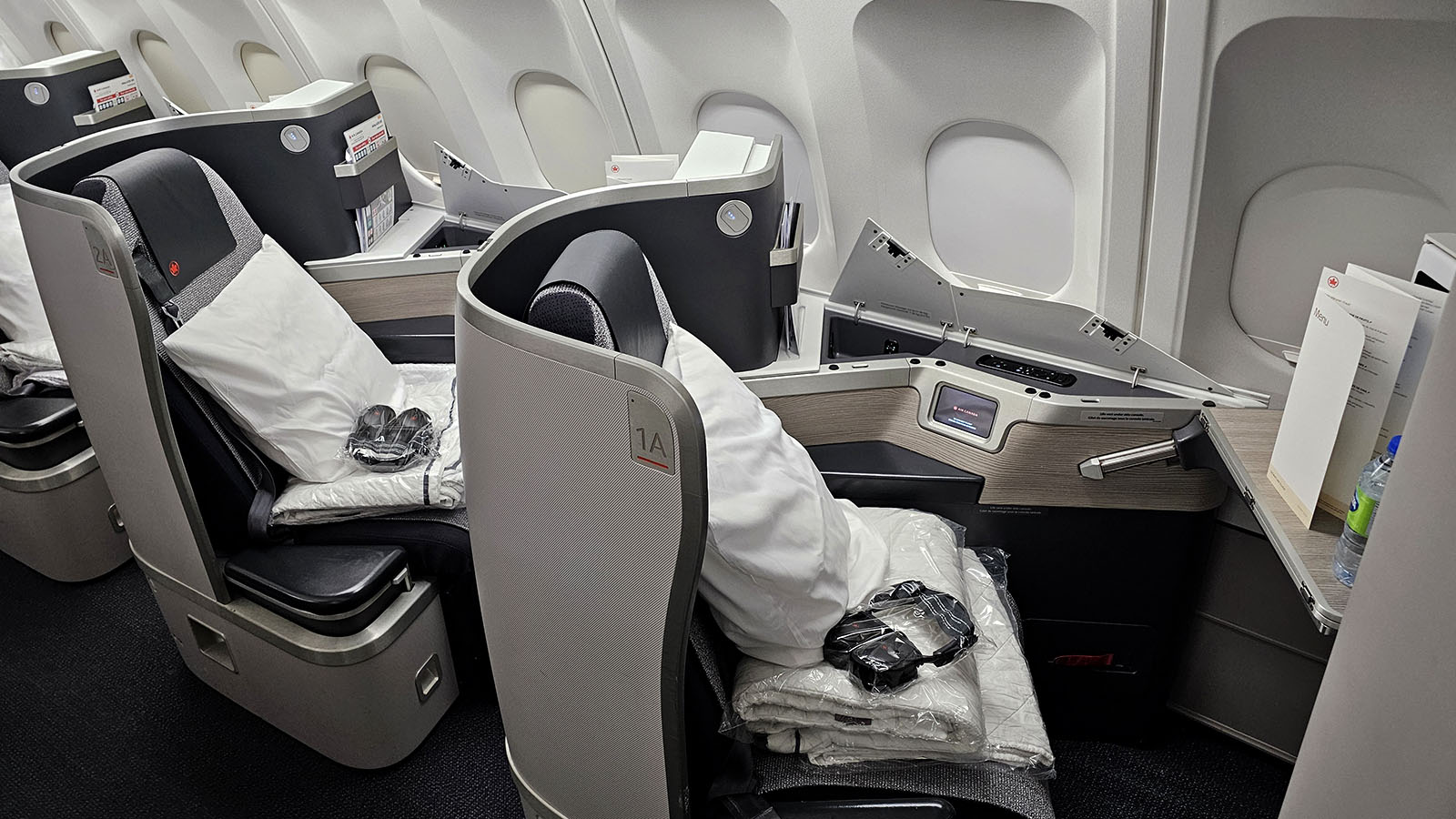 Relax in Air Canada Airbus A330 Signature Class