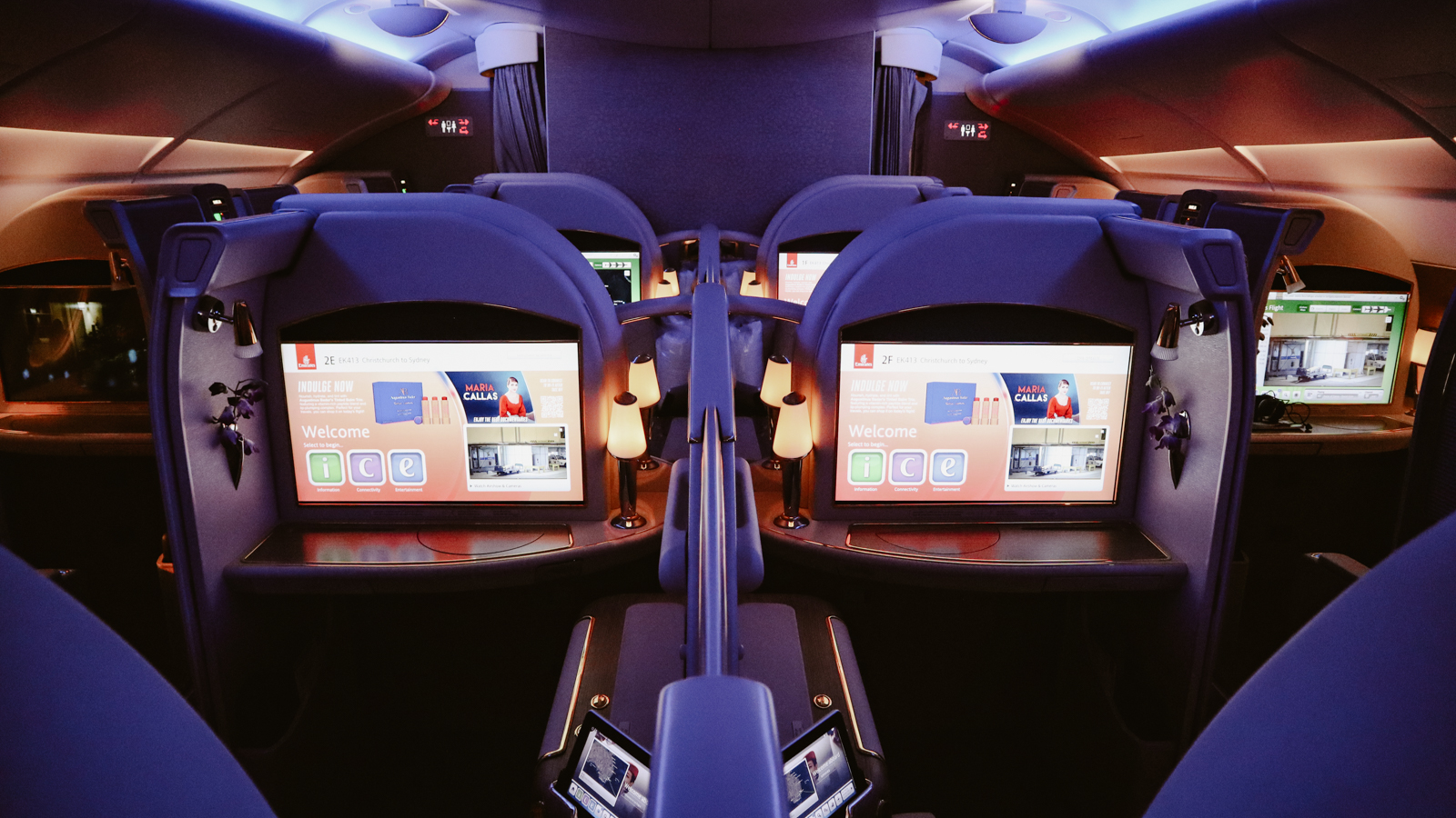 Middle seats in Emirates A380 First
