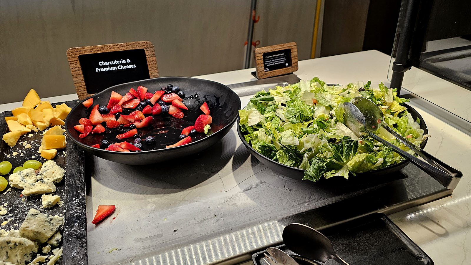 Bites in the Admirals Club in Denver, Colorado