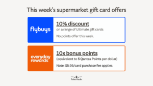 This week’s gift card offers with Flybuys and Everyday Rewards