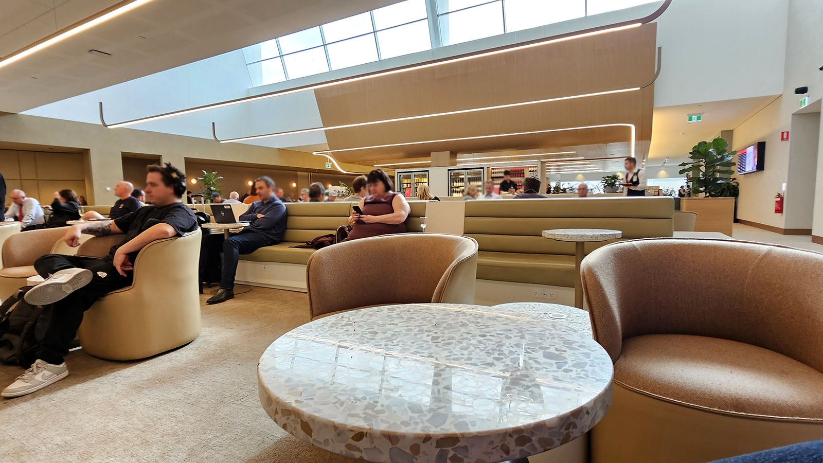 Chairs in the Qantas Club, Adelaide