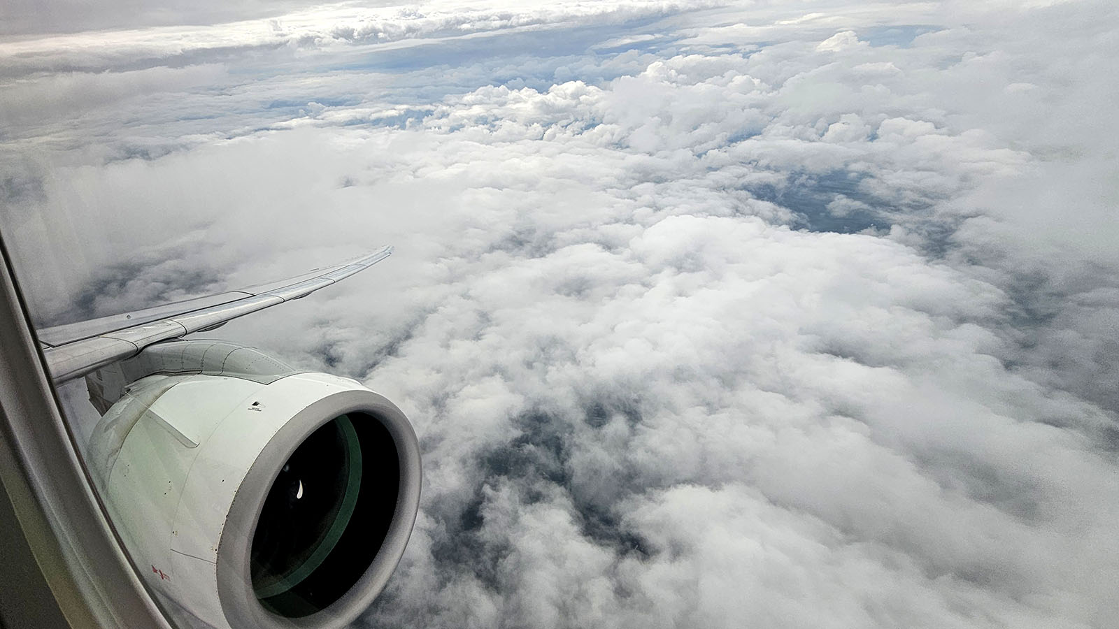 Clouds seen from SWISS Embraer E195 E2 Business Class