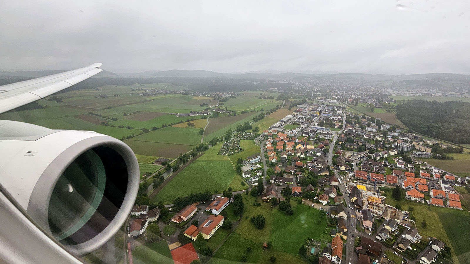 Greenery from SWISS Embraer E195 E2 Business Class
