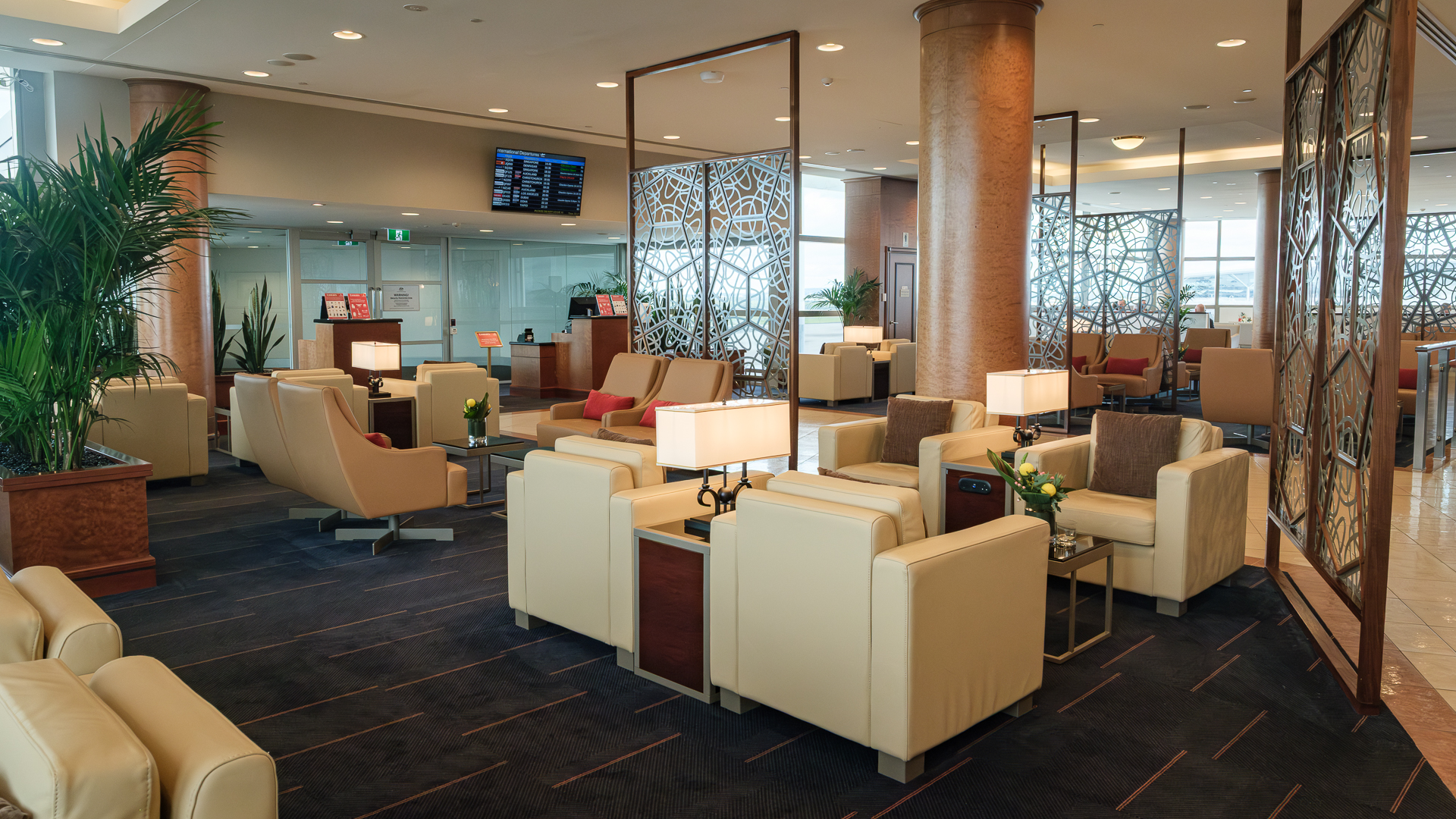 Boarding area at Emirates Lounge Brisbane