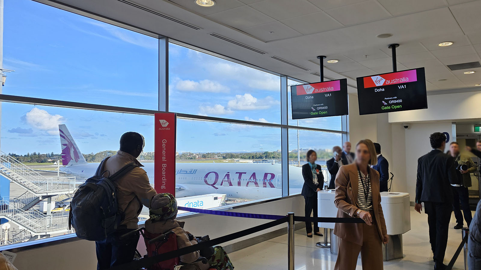Flying in Virgin Australia Qsuite