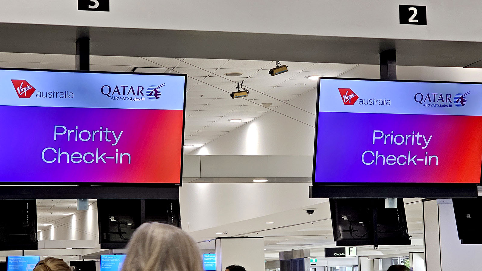 Departing in Virgin Australia Qsuite
