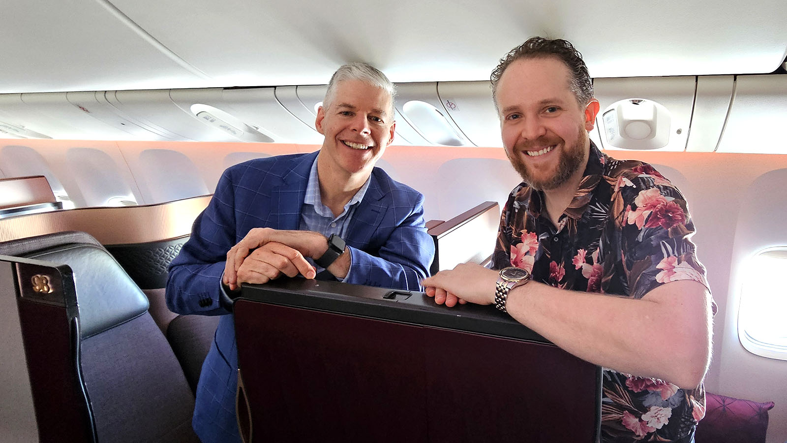 Chief Executive of Virgin Australia with News Editor of Point Hacks.