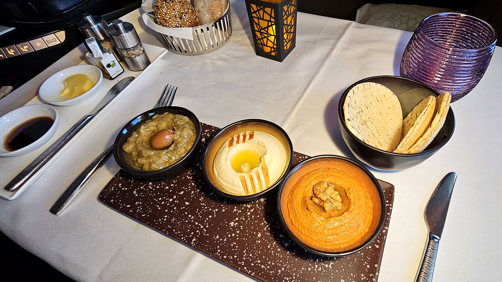 Platter in Virgin Australia Qsuite