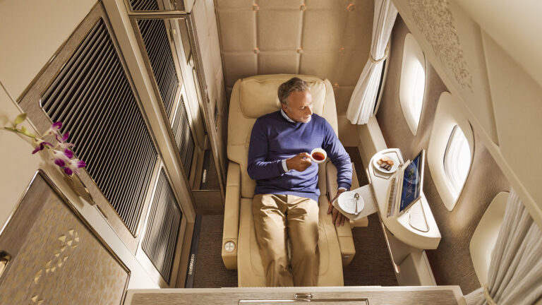 Emirates First Class on points