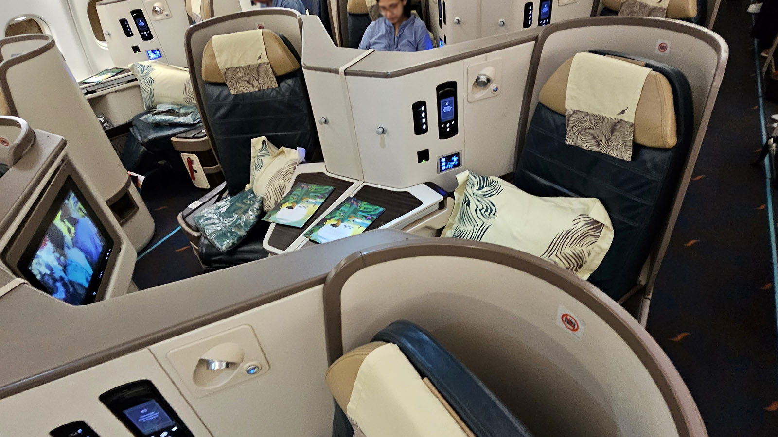 Time for sleep, flying SriLankan