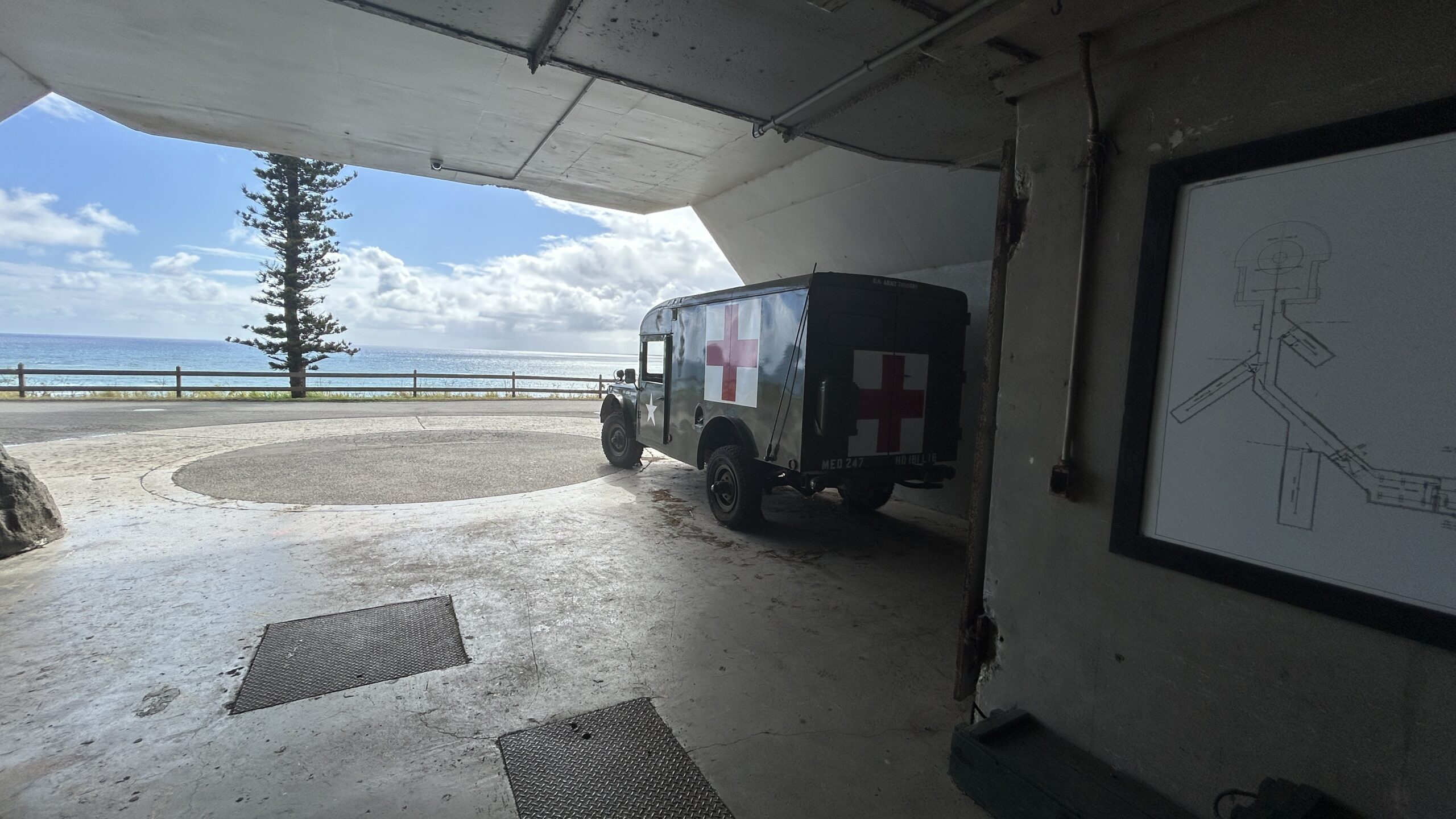 Kualoa Ranch Bunker Ambulance Ocean View Point Hacks by Daniel Sciberras