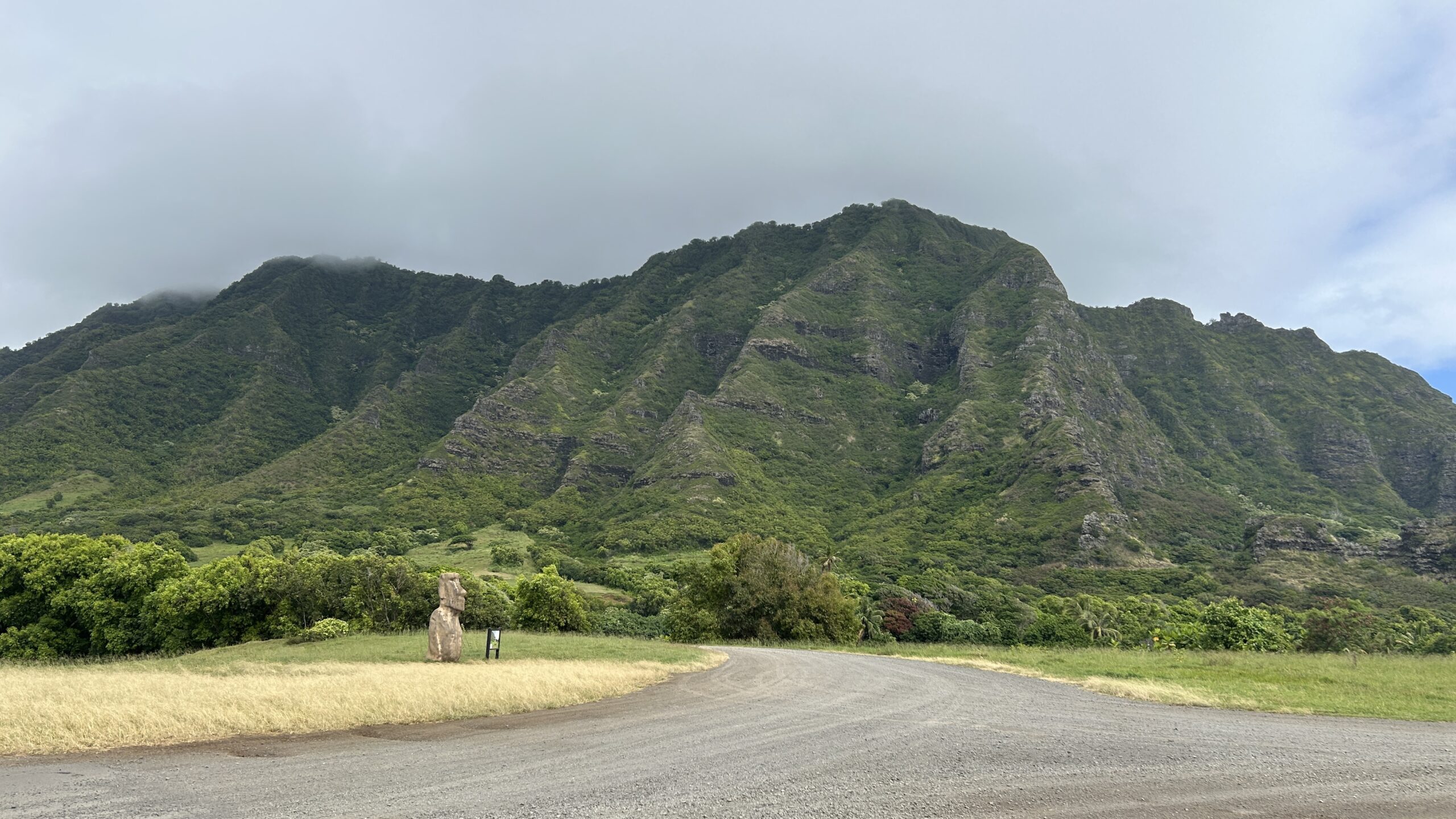 Kualoa Ranch Road leading to Mountain Point Hacks by Daniel Sciberras
