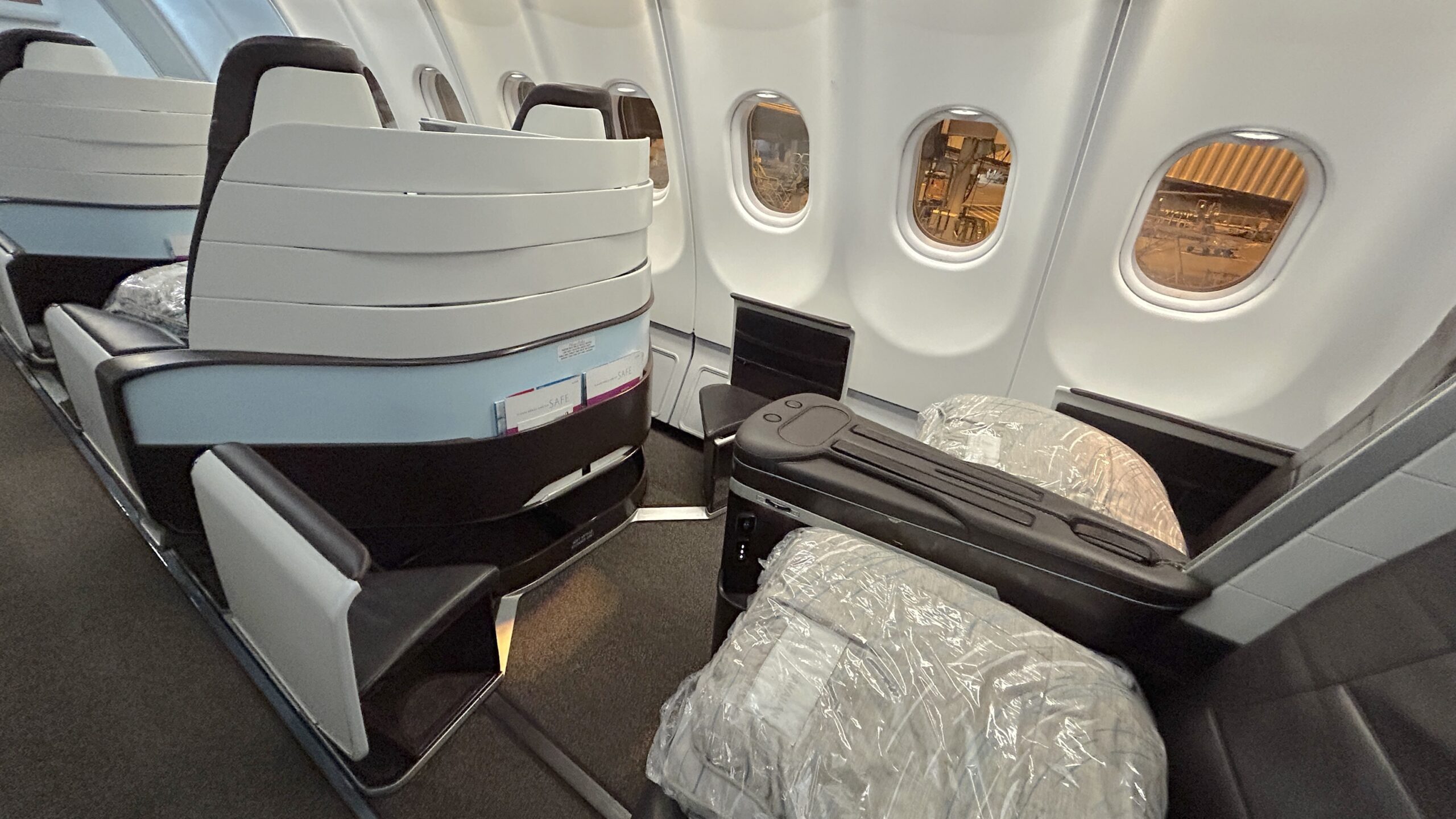 Hawaiin Airlines A330 Business Class Suite Rear View Point Hacks by Daniel Sciberras