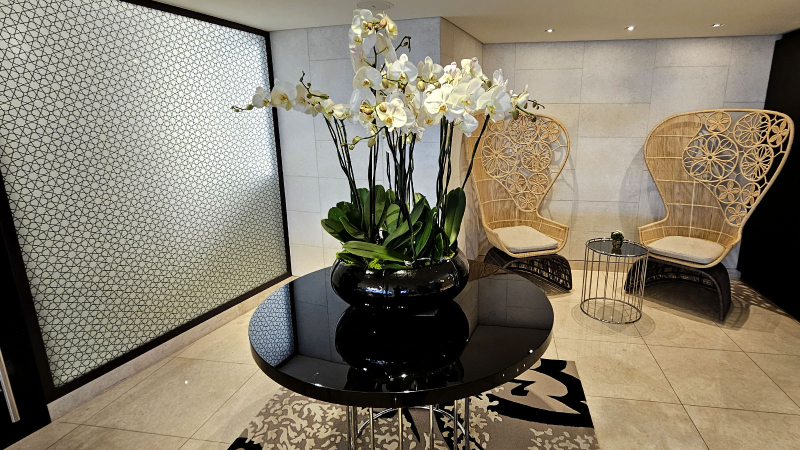 Chairs, Qatar Premium Lounge in Paris