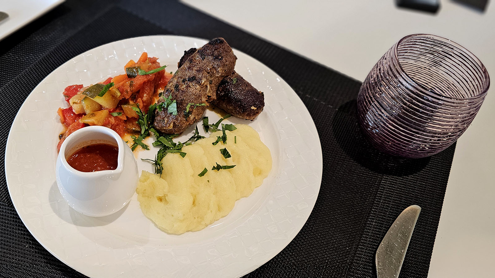 Lamb, Qatar Premium Lounge in Paris