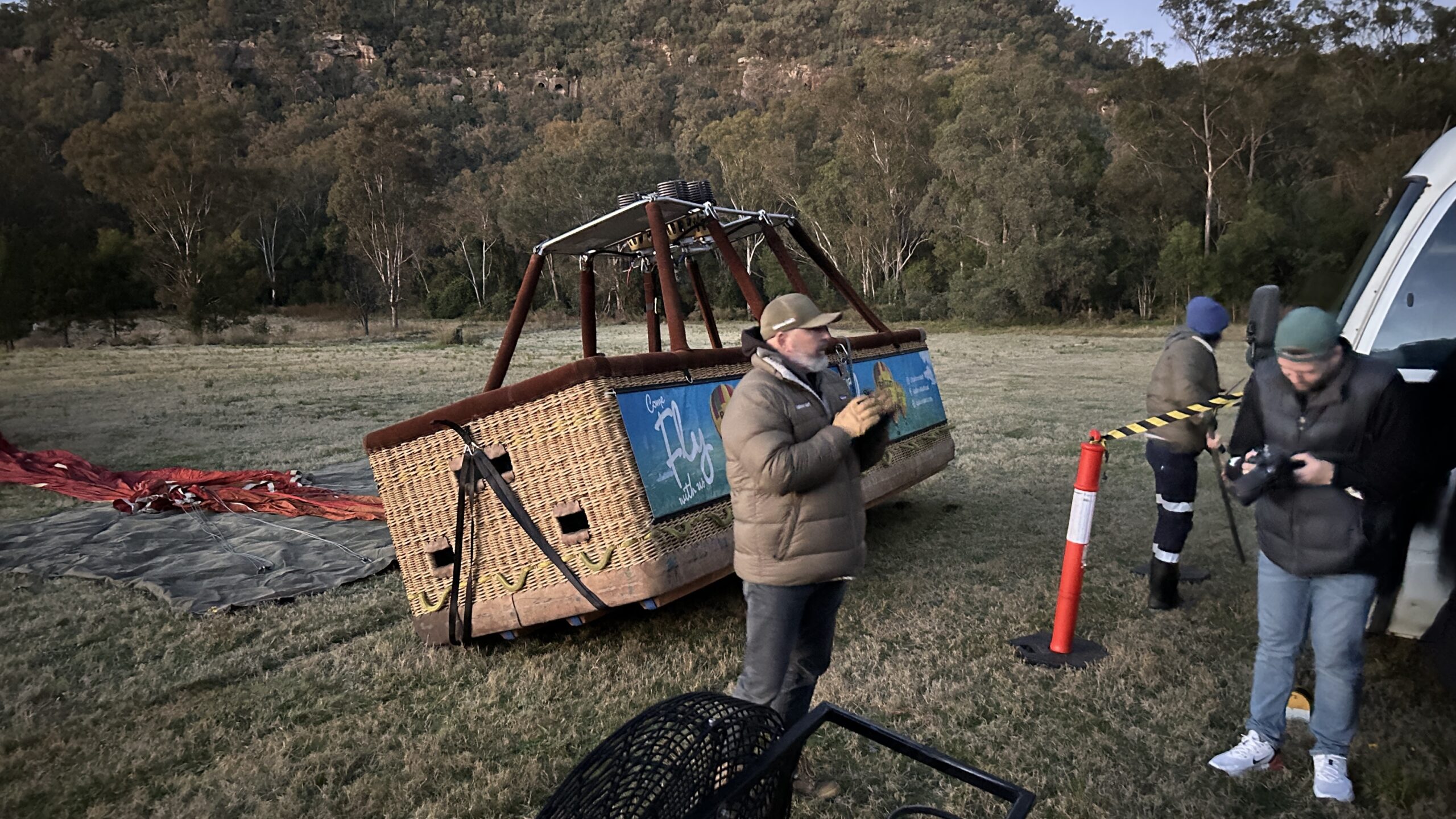 Hunter Valley Hot Air Balloon Preparation Point Hacks by Daniel Sciberras