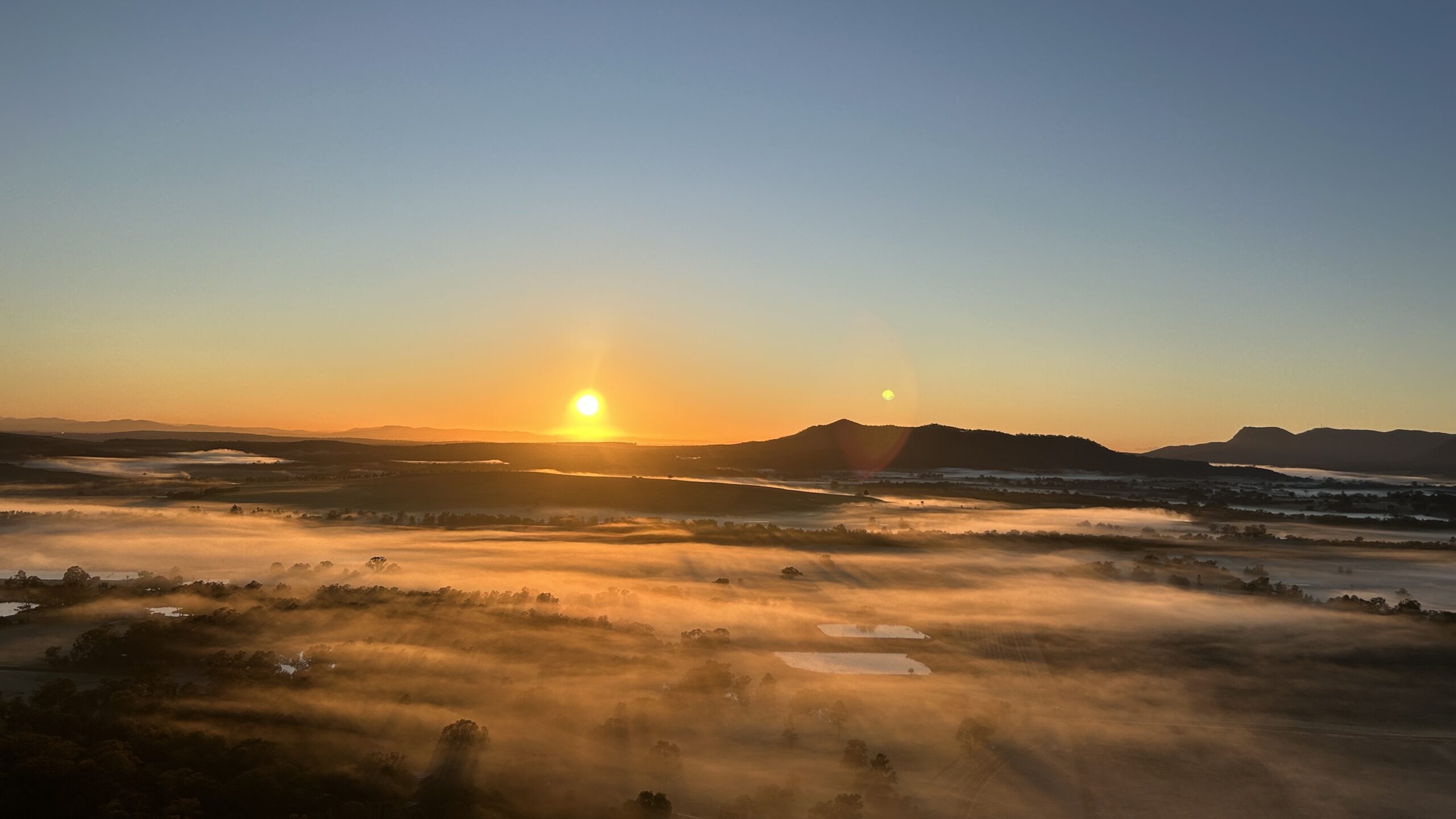 Hunter Valley Hot Air Balloon Sun Rising Point Hacks by Daniel Sciberras