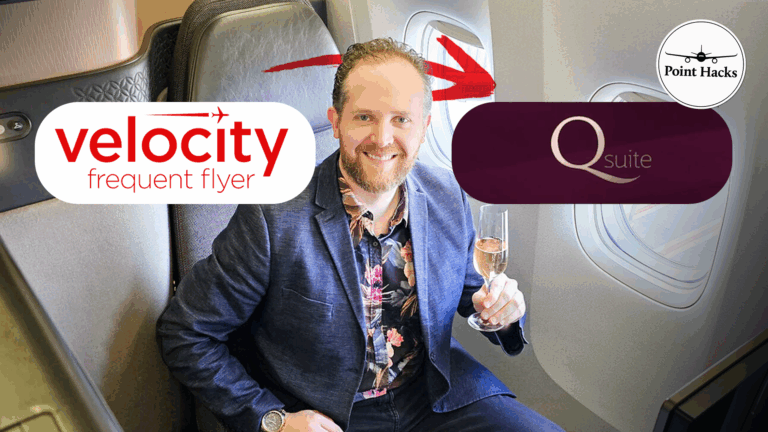 Chris Chamberlin in Qatar Airways Qsuite