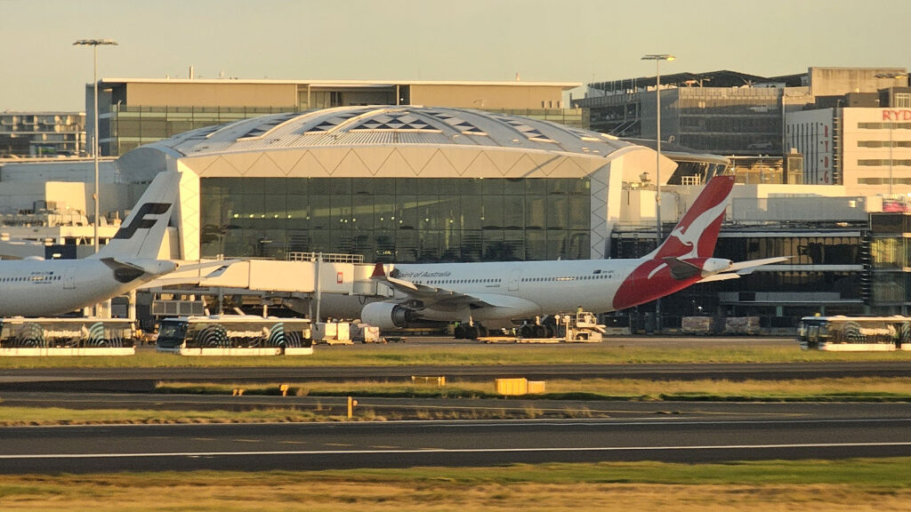 Qantas Bengaluru flight to India