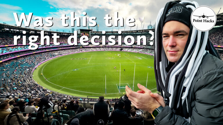 Josh Weckert looking unimpressed in front of the MCG