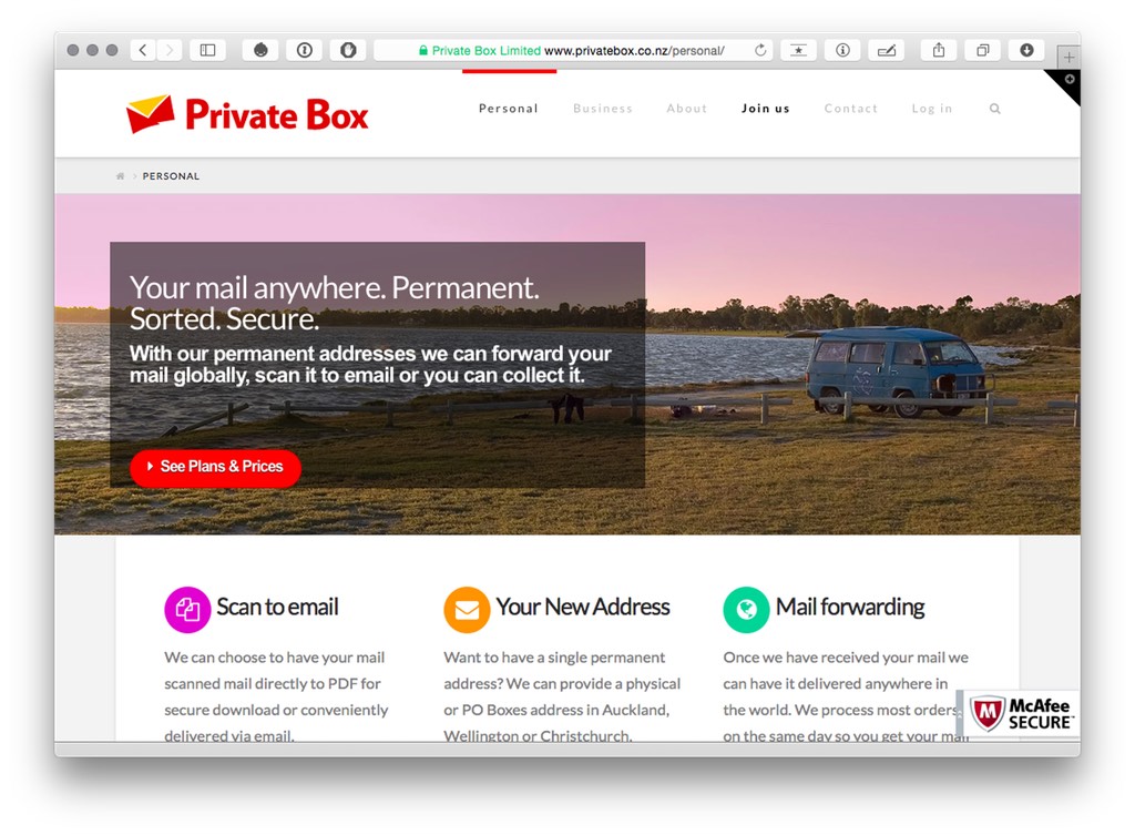 Virtual Private Mailbox NZ