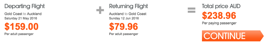 Jetstar NZ Sale Gold Coast