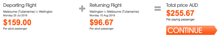 Jetstar NZ Sale Melbourne