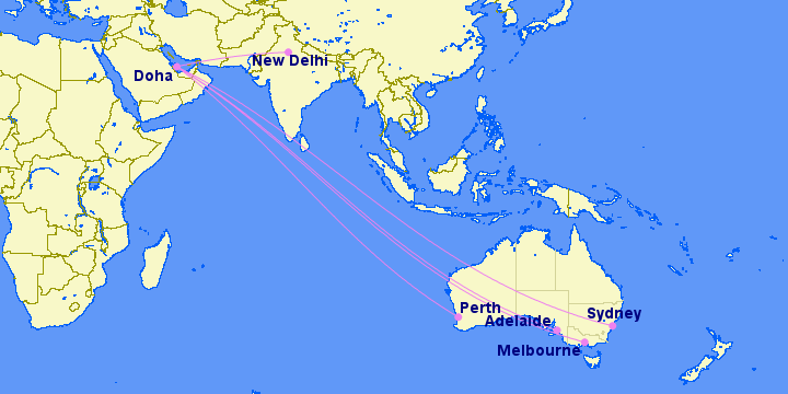 India Qantas via DOH | Point Hacks