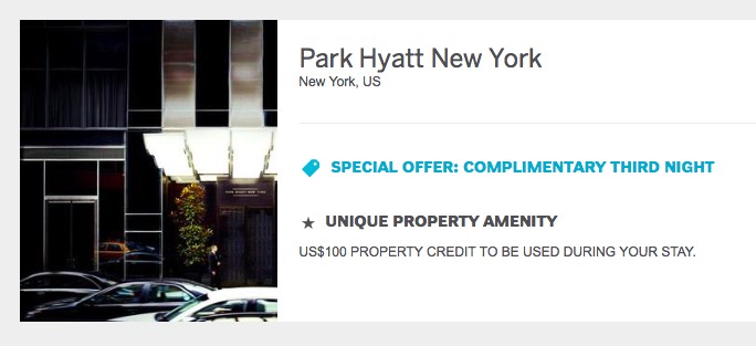 Park Hyatt NYC FHR Special Offer | Point Hacks