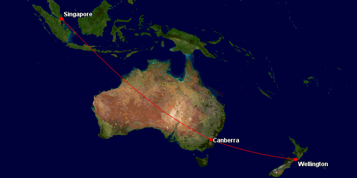 Singapore Airlines Capital Express route | Point Hacks