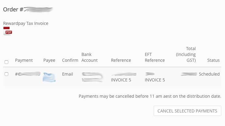 RewardPay Payment Confirmation | Point Hacks