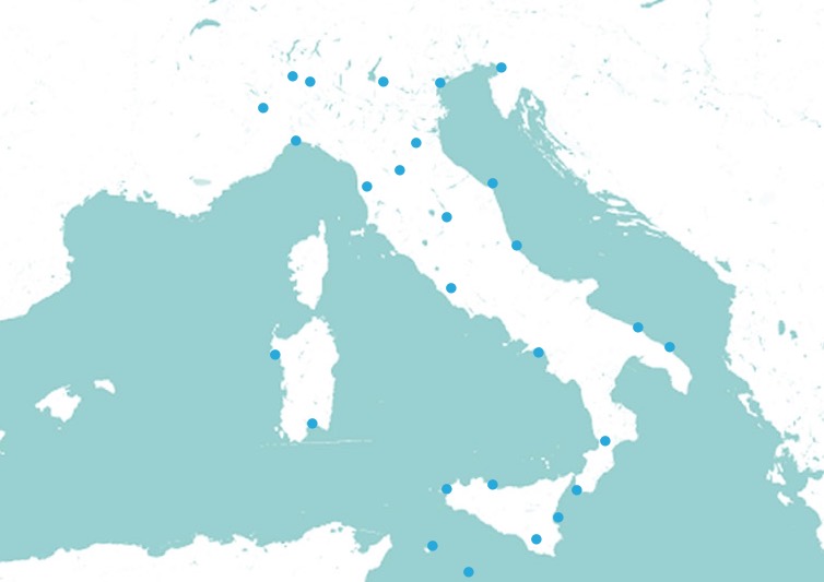 Alitalia Routemap Italy