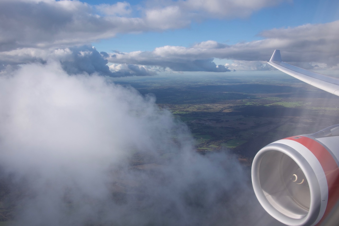Virgin Australia A330 Window View